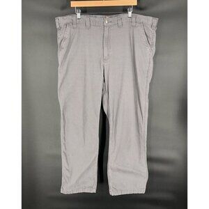 Carhartt Mens Relaxed Fit Work Pants Size 44x30 Gray Durable Workwear Streetwear